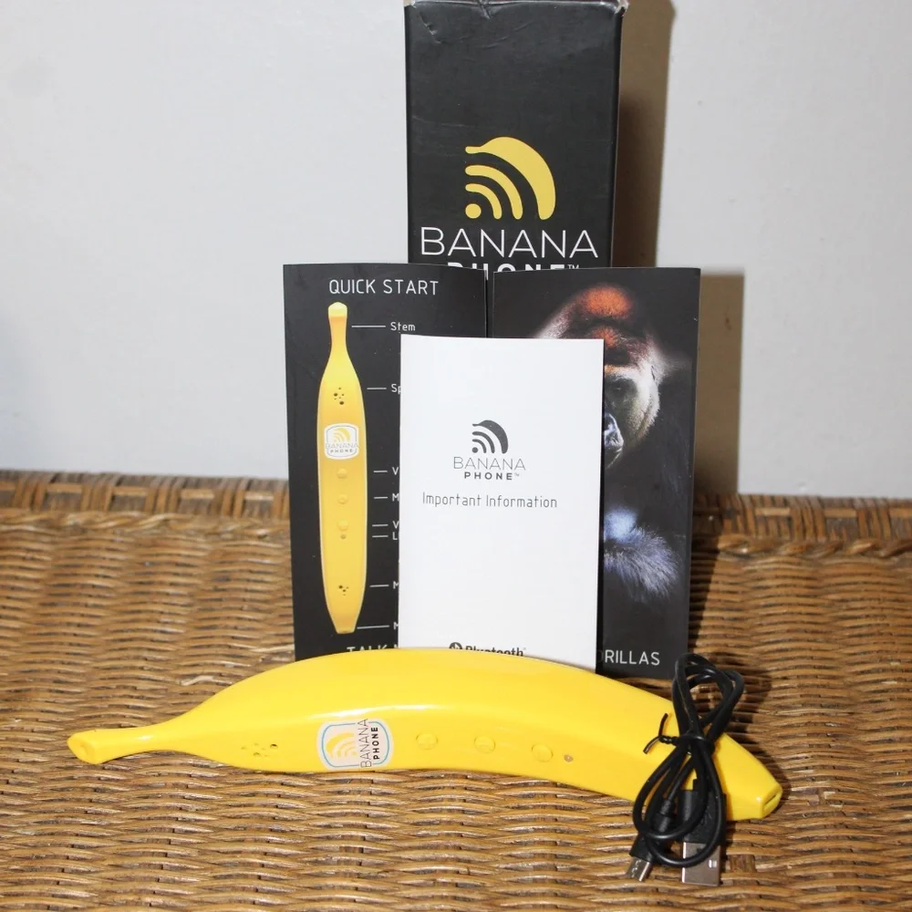 Banana Phone. Bluetooth. Mobile Handset.